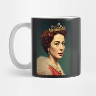 Portrait of Queen Elizabeth II Mug